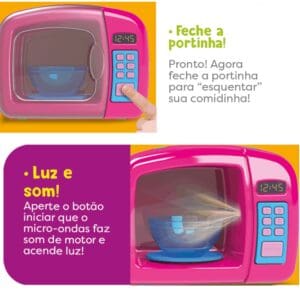 Brinquedo Micro-ondas My Little Collection - Divertoys - Imagem 5