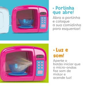 Brinquedo Micro-ondas My Little Collection - Divertoys - Imagem 4