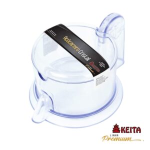 Açucareiro de Plástico Transparente Cristal Premium - Keita