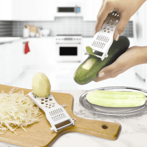 Descascador e Fatiador 5 em 1 de Plástico - Keita - Imagem 8