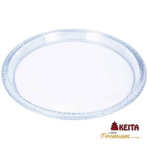 Bandeja Redonda Cristal G Premium - Keita - Imagem 3