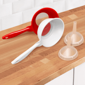 Peneira de Plástico com Funil Sortido - Keita - Imagem 2