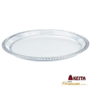 Bandeja Redonda Cristal G Premium - Keita - Imagem 2