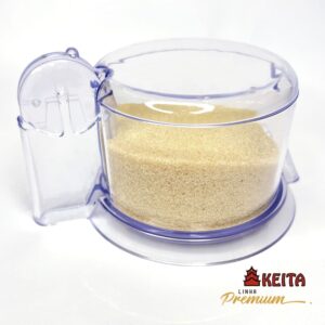 Açucareiro de Plástico Transparente Cristal Premium - Keita - Imagem 2