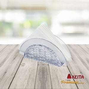 Porta Guardanapo Trançado Cristal Premium - Keita - Imagem 4