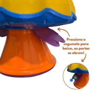 Brinquedo Cogumelo Didático para Bebês Diver For Baby - Divertoys - Imagem 5