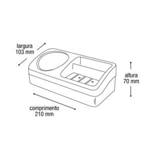 Porta Detergente Esponja e Sabão Rattan - Imagem 3