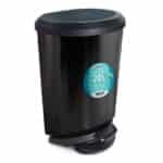 Lixeira com Pedal Preta Primeira Moagem – 20 LITROS