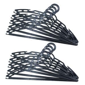 Cabide Preto Ultra Resistente - Kit com 10 unidades - Imagem 2