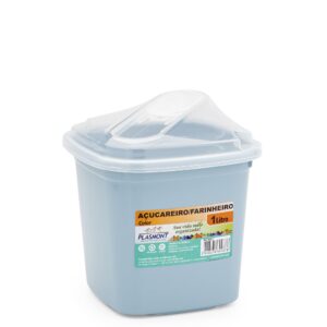 Açucareiro/Farinheiro de Plástico Colorido Sortido 1L - Imagem 2