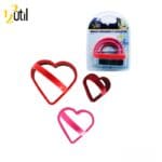 Molde Cortador para Biscoito Coração - 123Útil