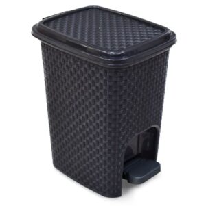 Lixeira Rattan de 7 Litros com Pedal - ArqPlast