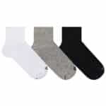 Kit 3 Pares Cano Médio Esportivo Masculino Cia da Meia