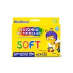 Massinha de Modelar Soft 12 Cores Acrilex