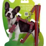 Coleira com Guia Refletiva 1cm x 1,20m