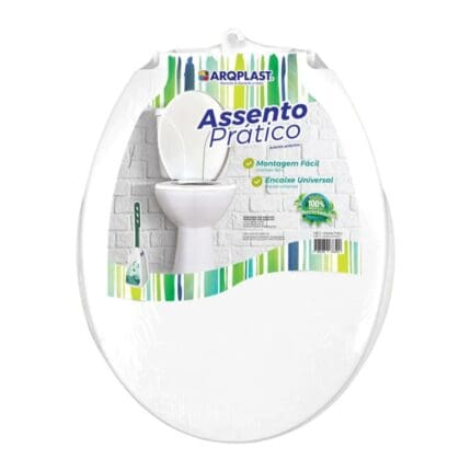 Assento Sanitário Prático Branco - Arqplast