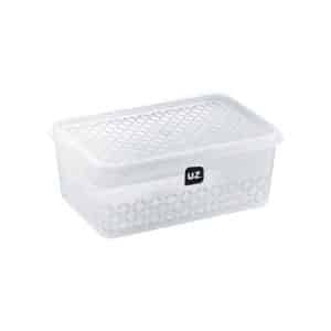 Pote de Plástico Retangular Multiuso Multi 1L - Uz