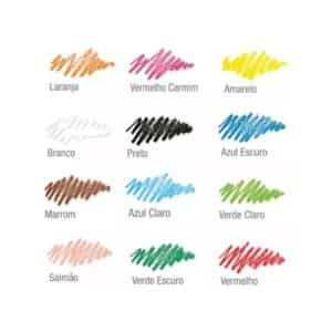 Big Giz de Cera Triangular Acrilex - Imagem 2