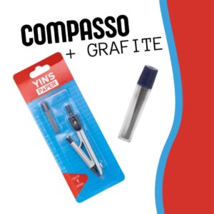 Compasso Metálico Yin's Paper - Imagem 2