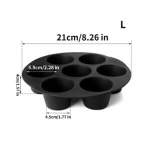 Forma de Silicone 18X17,5X4,2cm - 7 Furos - Imagem 4