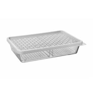 Organizador de Plástico para Frios com 2 Divisórias - Uz