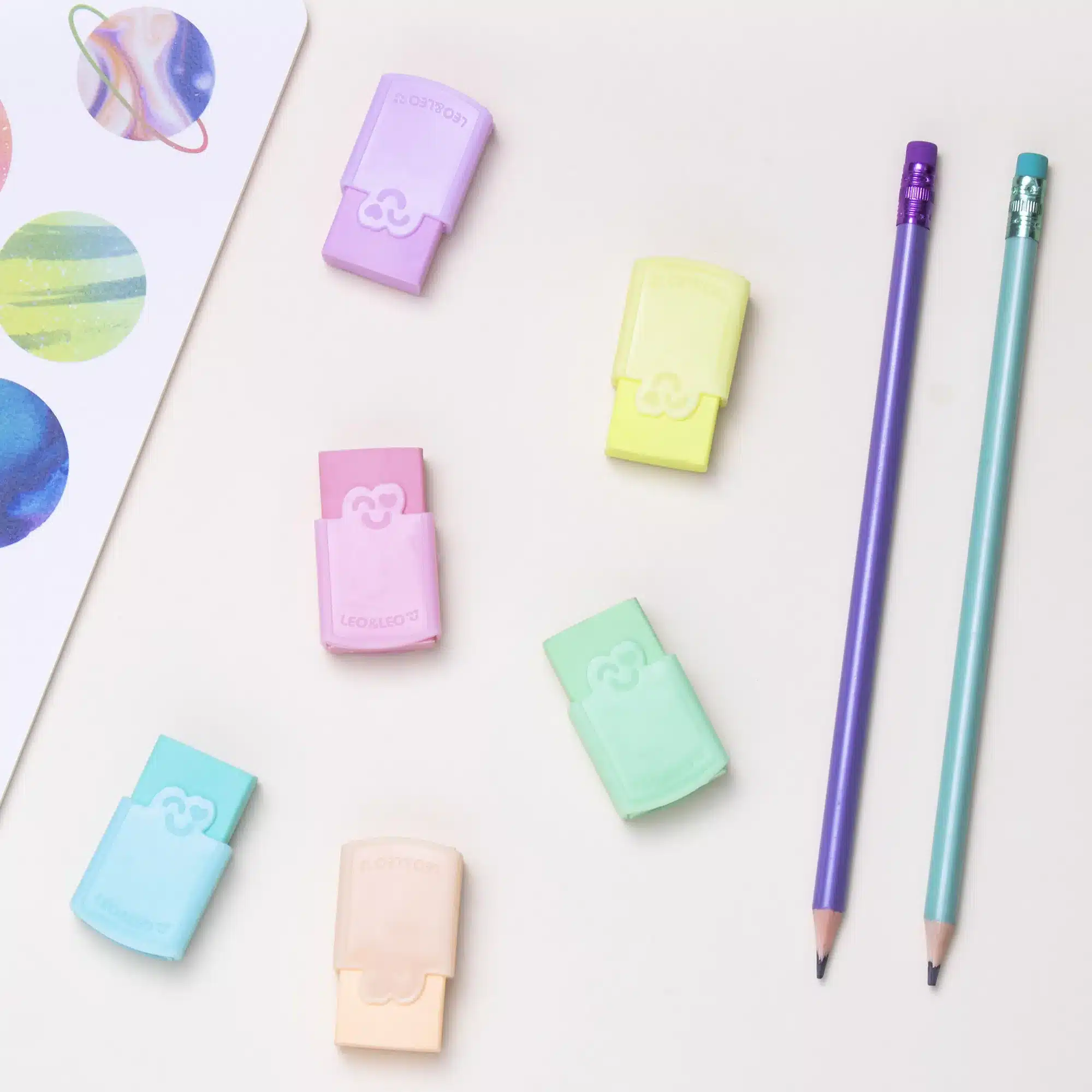 Borracha Color Pastel Leo&Leo - Imagem 2
