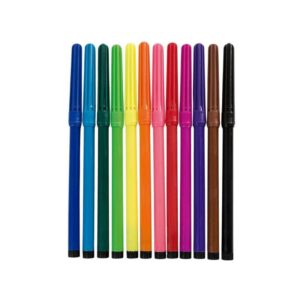 Caneta Hidrográfica Ponta Fina com 12 Cores - Leo&Leo - Imagem 2