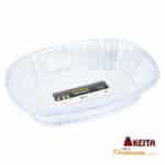 Porta Pão Oval Trançado Cristal Premium - Keita