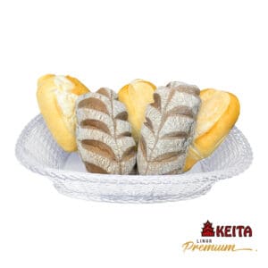 Porta Pão Oval Trançado Cristal Premium - Keita - Imagem 4