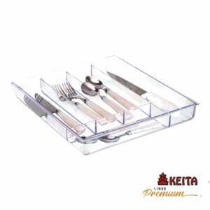 Porta Talheres sem Tampa Cristal Premium - Keita - Imagem 2