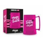 Caneca/Xícara de Gel 350ml Miga Sua Louca - Brasfoot