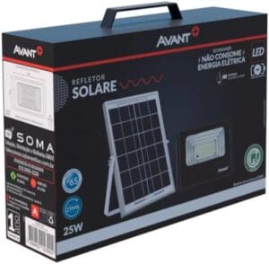 Refletor Solare 25w Com Sensor de Movimento
