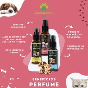 Perfume Amazônia Aromas Pet 60ml - Imagem 2