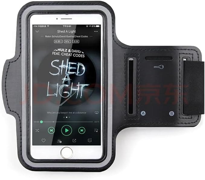 61-C+PqTH5L._AC_SX679_ Braçadeira para Celular ArmBand Workaut & Healh + Porta Chave - Imagem 1