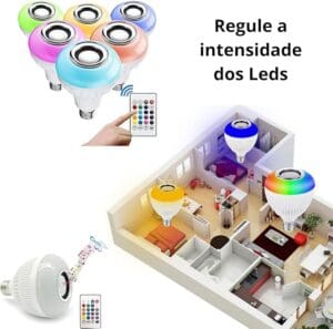 Lâmpada Musical Com Jogo de Luzes Caerus - Imagem 3