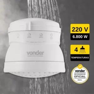 Chuveiro Elétrico 4 Temperaturas 220V 6.800 W 78.16.680.020 - Vonder - Imagem 8