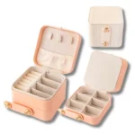 Porta Joias 3 Andares PU  9,5CM X 9,5CM X 8CM