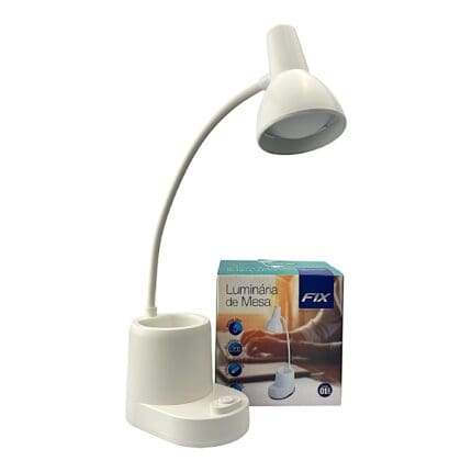 Luminária de Mesa Com Porta Caneta