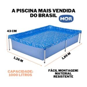 Piscina Infantil 1000L Mor - Imagem 6