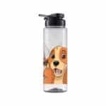 Garrafa Squeeze Sport Mix Dog Transparente 750ml - Indústria Bandeirantes