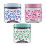 Pote de Plásico para Mantimentos Corações 1L - Indústria Bandeirantes