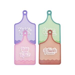Tábua Retangular com Cabo 19cmx30cm Wellmix