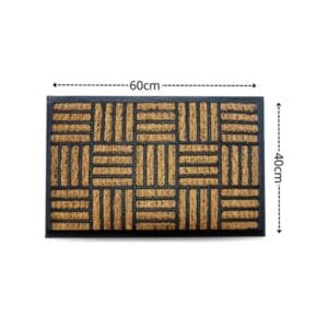 Capacho Antiderrapante Fibra de Coco + Borracha Tuut - Imagem 5