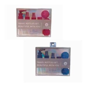 Kit de Viagem de Plástico 7pçs 13cm