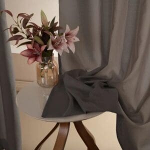 Cortina de Tecido 100% Poliéster Rústica Campestre 1,60x2,84M Sortido - Seven Têxtil - Imagem 2