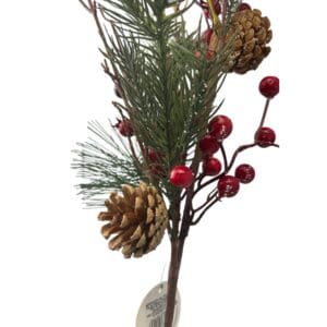 Galho Pinheiro com Pinha Wincy Natal - Imagem 3