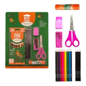 Kit Escolar com 20 Peças - Leo&Leo