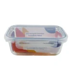 Pote Retangular Hermético Borossilicato 600ml - Mimo Style