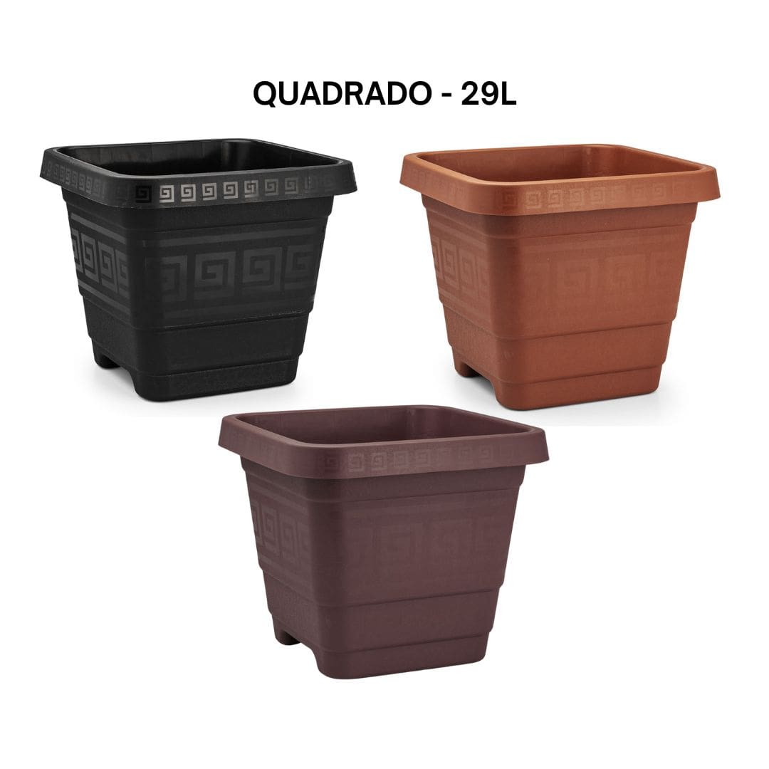 19,5L (3) Vaso Quadrado 29L - Plasmont - Imagem 1