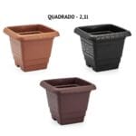 Vaso Quadrado 2,1L - Plasmont